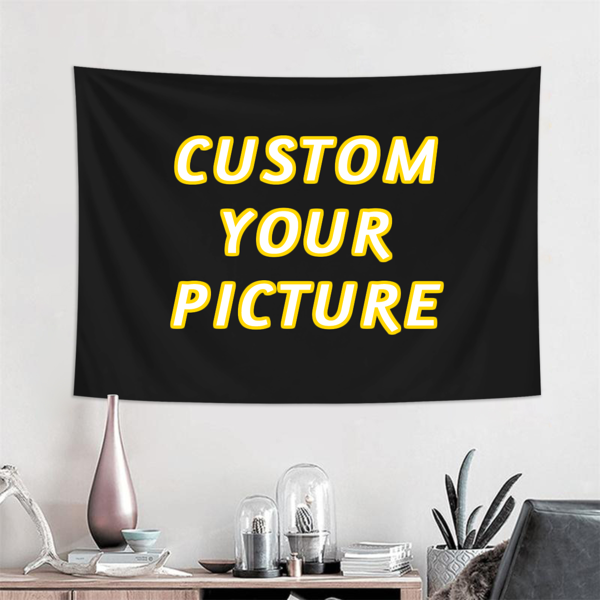 Wedding Party Supply - 1 Stück Maßgeschneiderte Wandteppiche, individuelle Banner