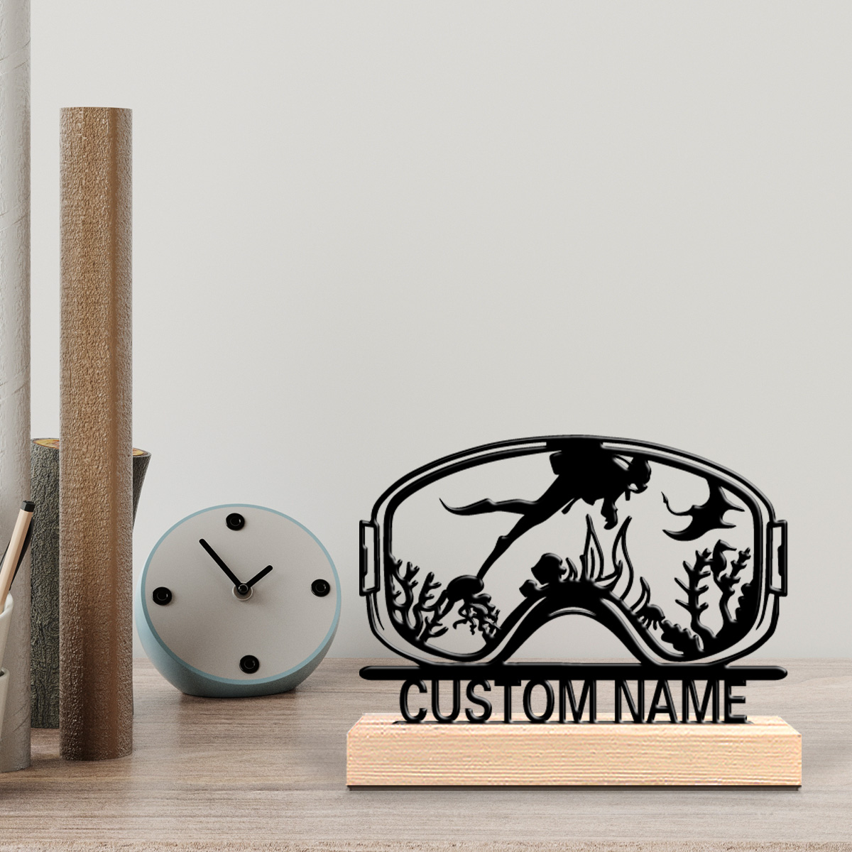 Wedding Party Supply - 1 Stück Niedliche Personalisierte Taucher-Wanddekoration mit