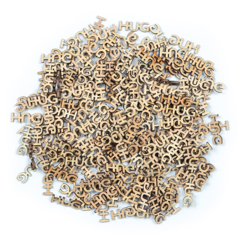 Wedding Supply Rentals - 100 stücke hölzerne hohle Brief Holzspäne