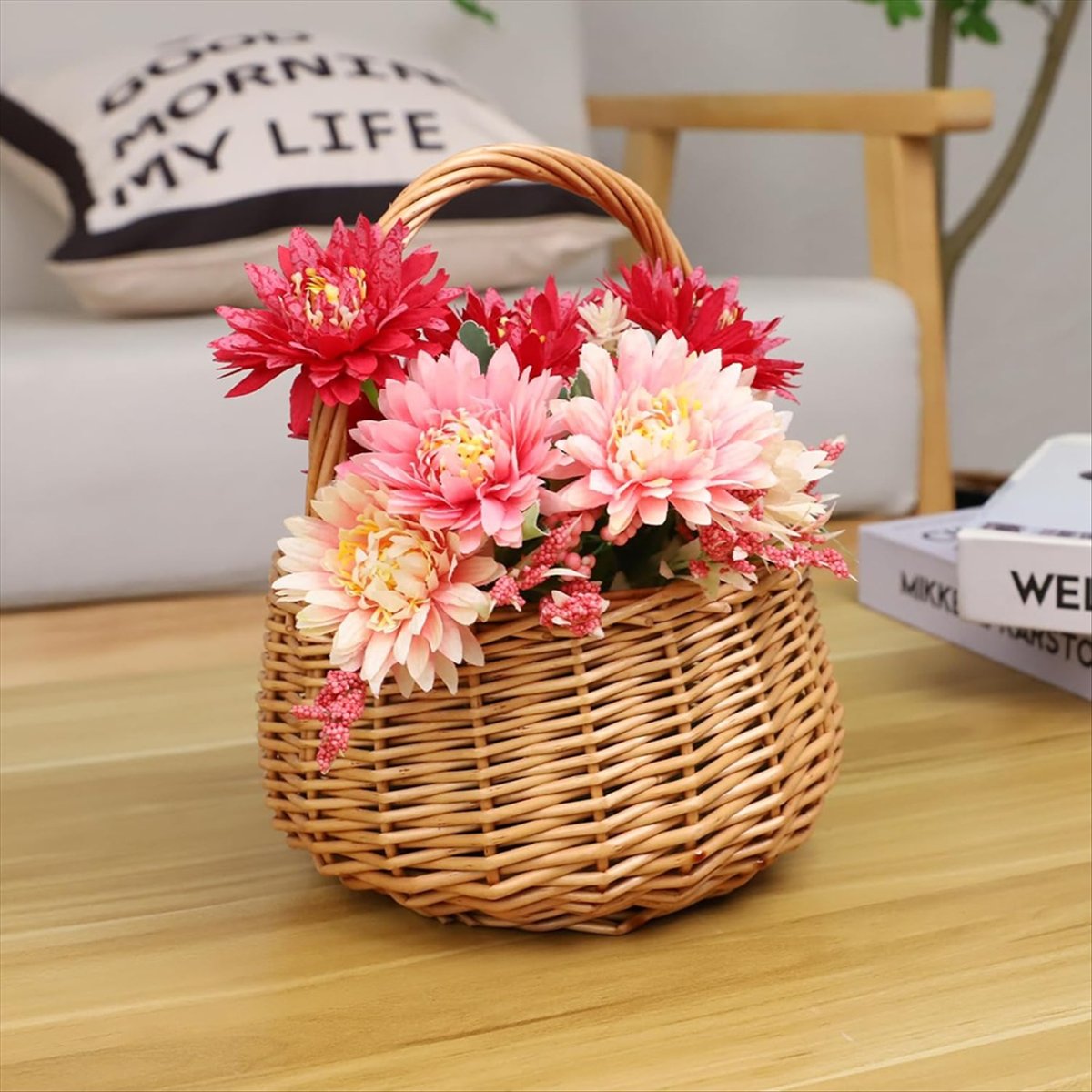 Weidenkorb mit Griff, Weidenko – Flower Girl Basket Bewertung und Preis