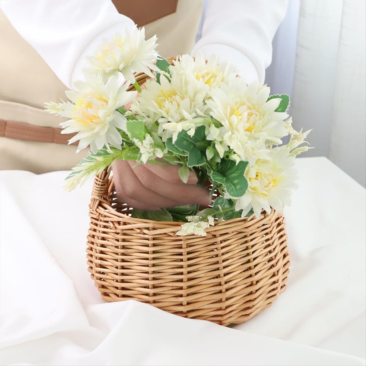Weidenkorb mit Griff, Weidenko – Flower Girl Basket Bewertung und Preis