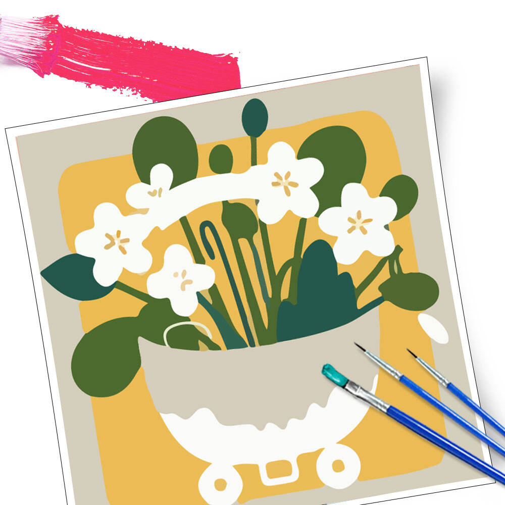 Malen nach Zahlen Kit Mittelme – Flower Girl Basket Bewertung und Preis
