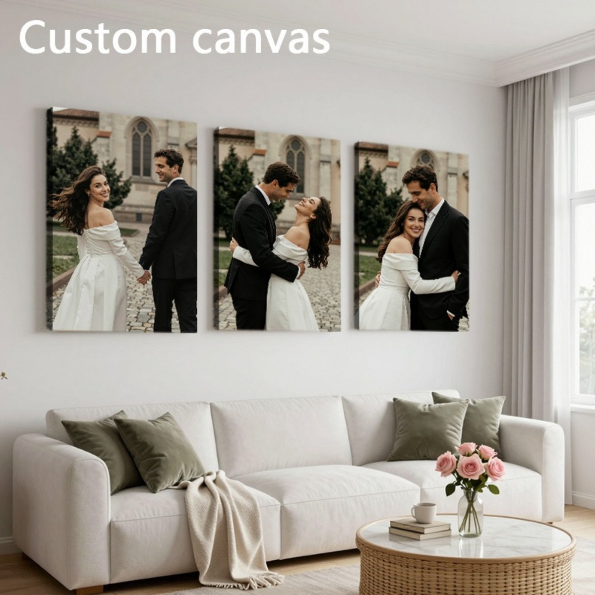 Set mit 3 individuellen Fotole – Wedding Party Supply Bewertung und Preis
