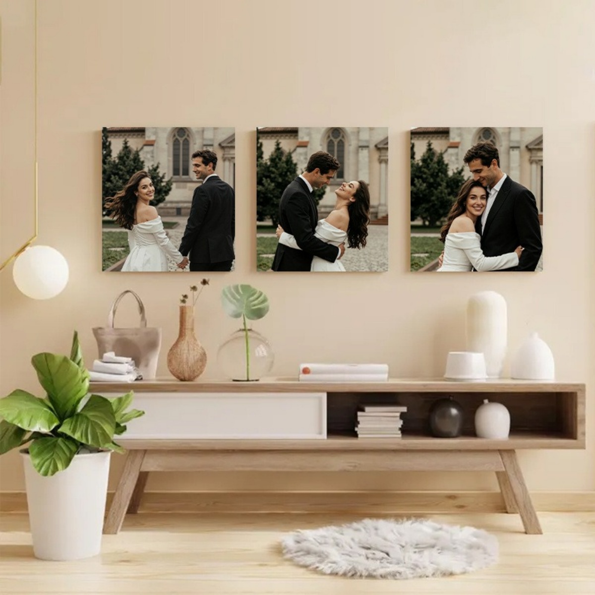 Set mit 3 individuellen Fotole – Wedding Party Supply Bewertung und Preis