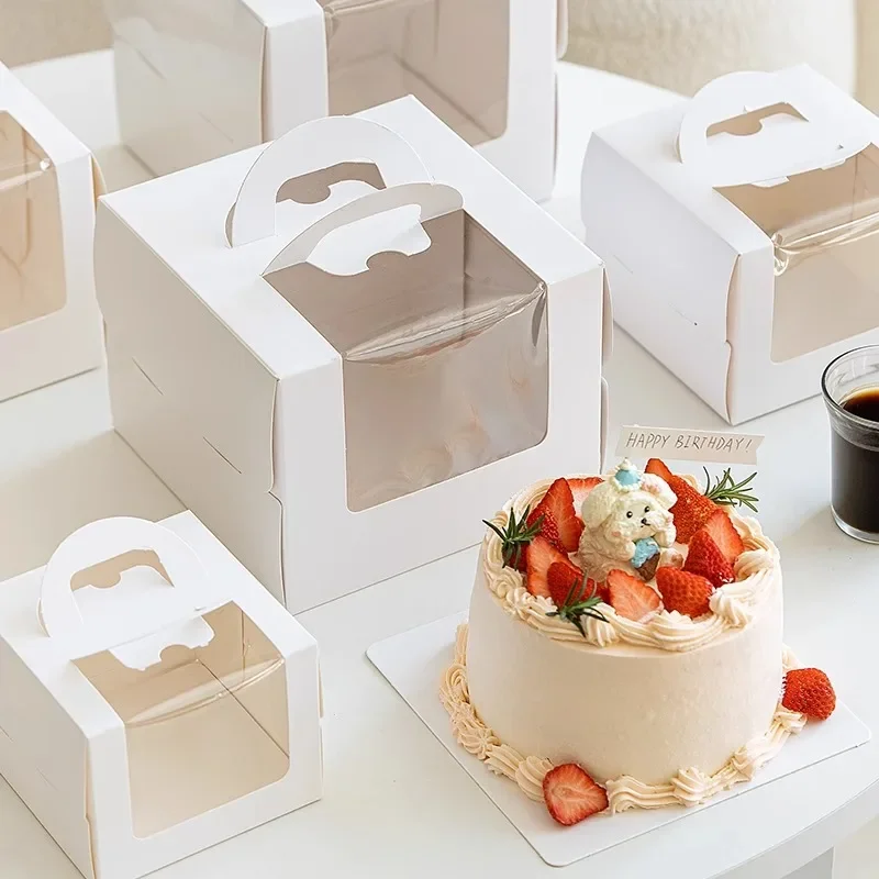 10 stücke Weiße Kuchen Box mit – Wedding Cake Supply Bewertung und Preis