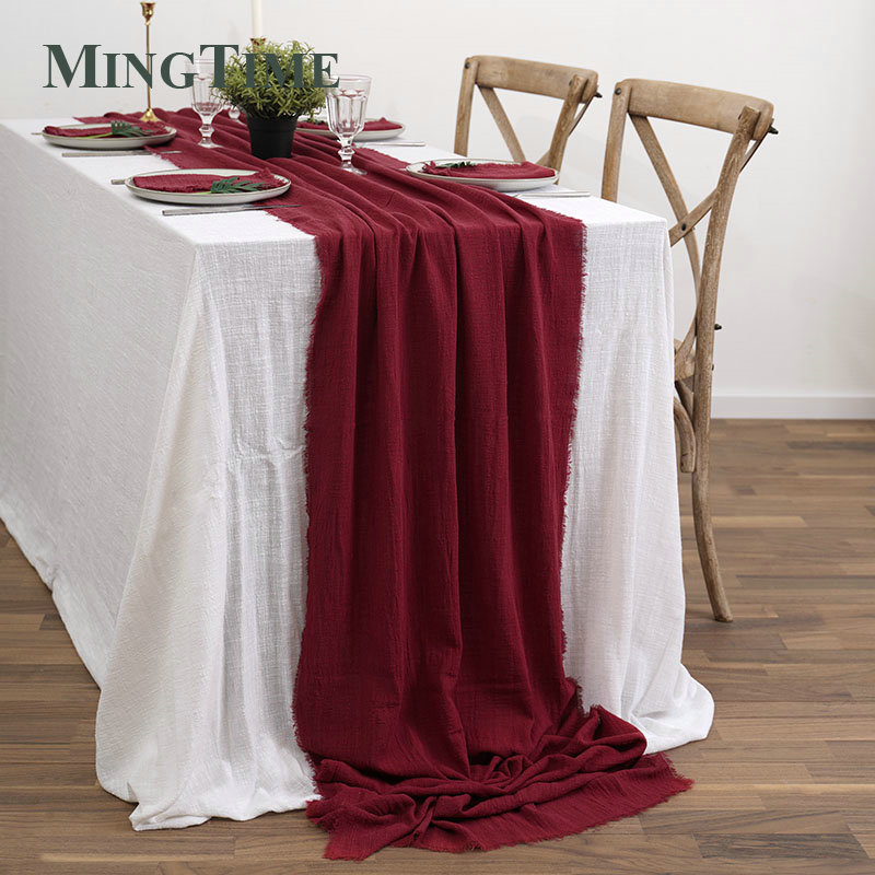 Tisch Läufer Rustikalen Baumwo – Wedding Supply Rentals Bewertung und Preis