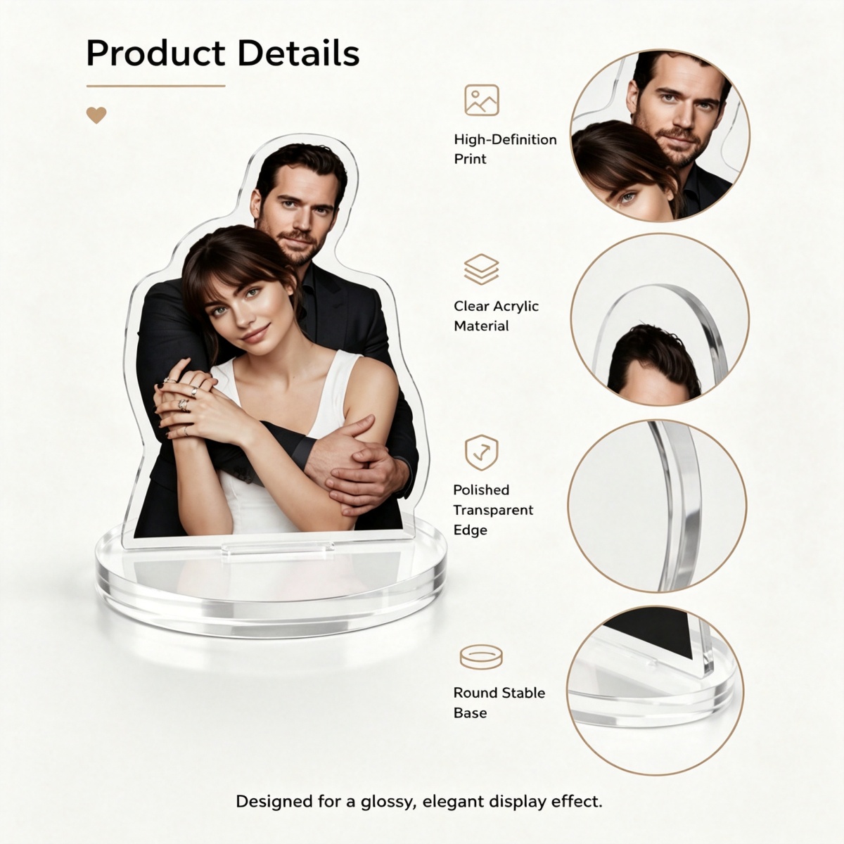Maßgefertigte Acryl-Charakterp – Wedding Party Supply Bewertung und Preis