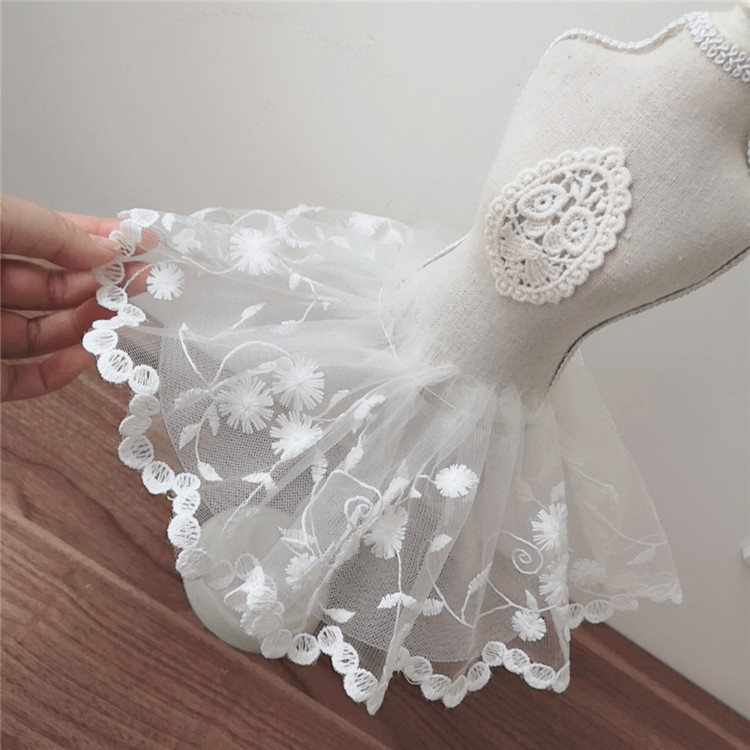 12CM Breit Weiß Tüll Mesh 3d B – Wedding Water Supply Bewertung und Preis