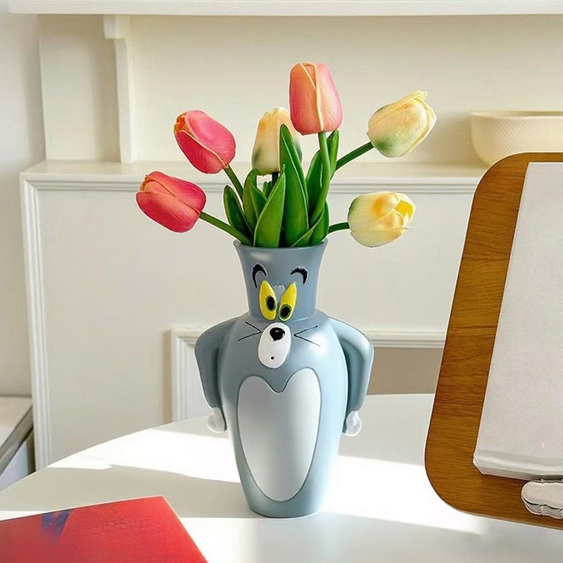 Cartoon Tom und Jerry Neue Vas – Flower Girl Basket Bewertung und Preis